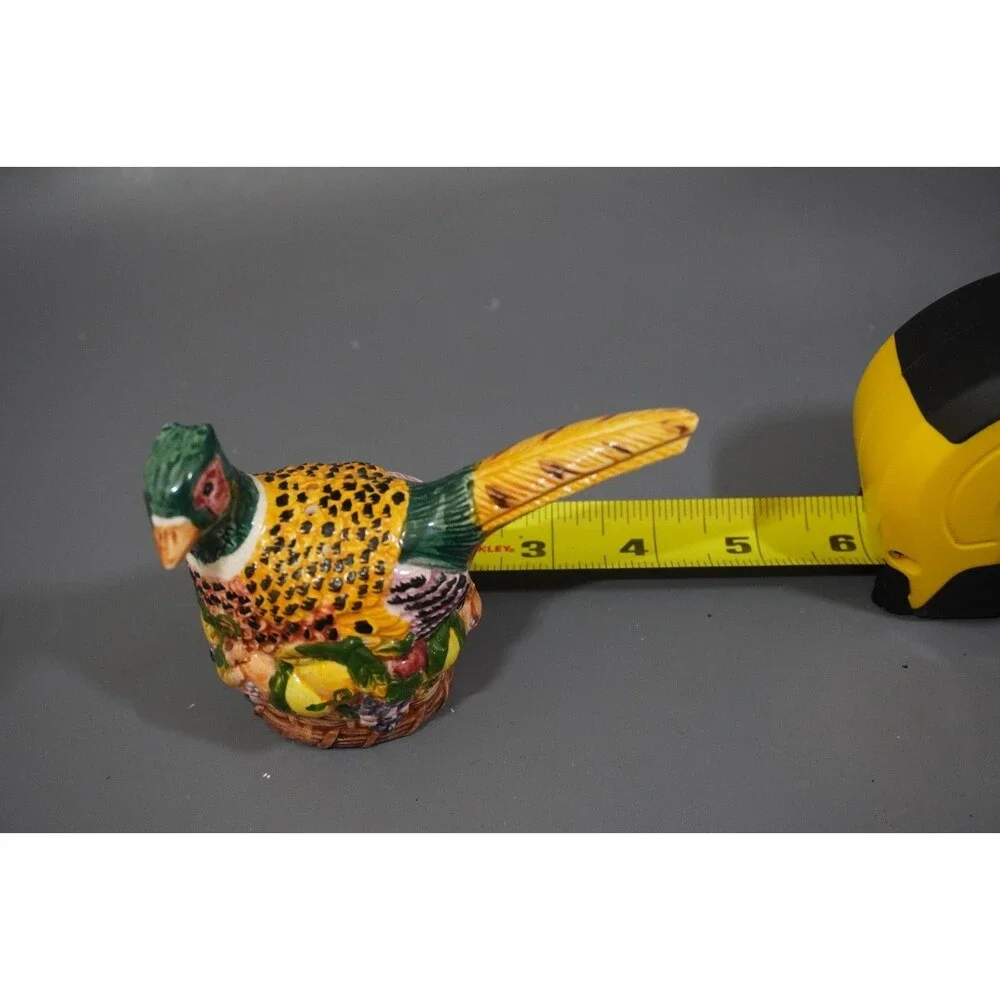Vintage Ceramic Pheasant Fragrance Oil Warmer Top Piece Replacement Harvest